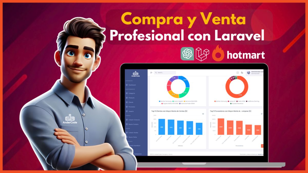 Construye una plataforma real de ventas, inventarios y reportes paso a paso